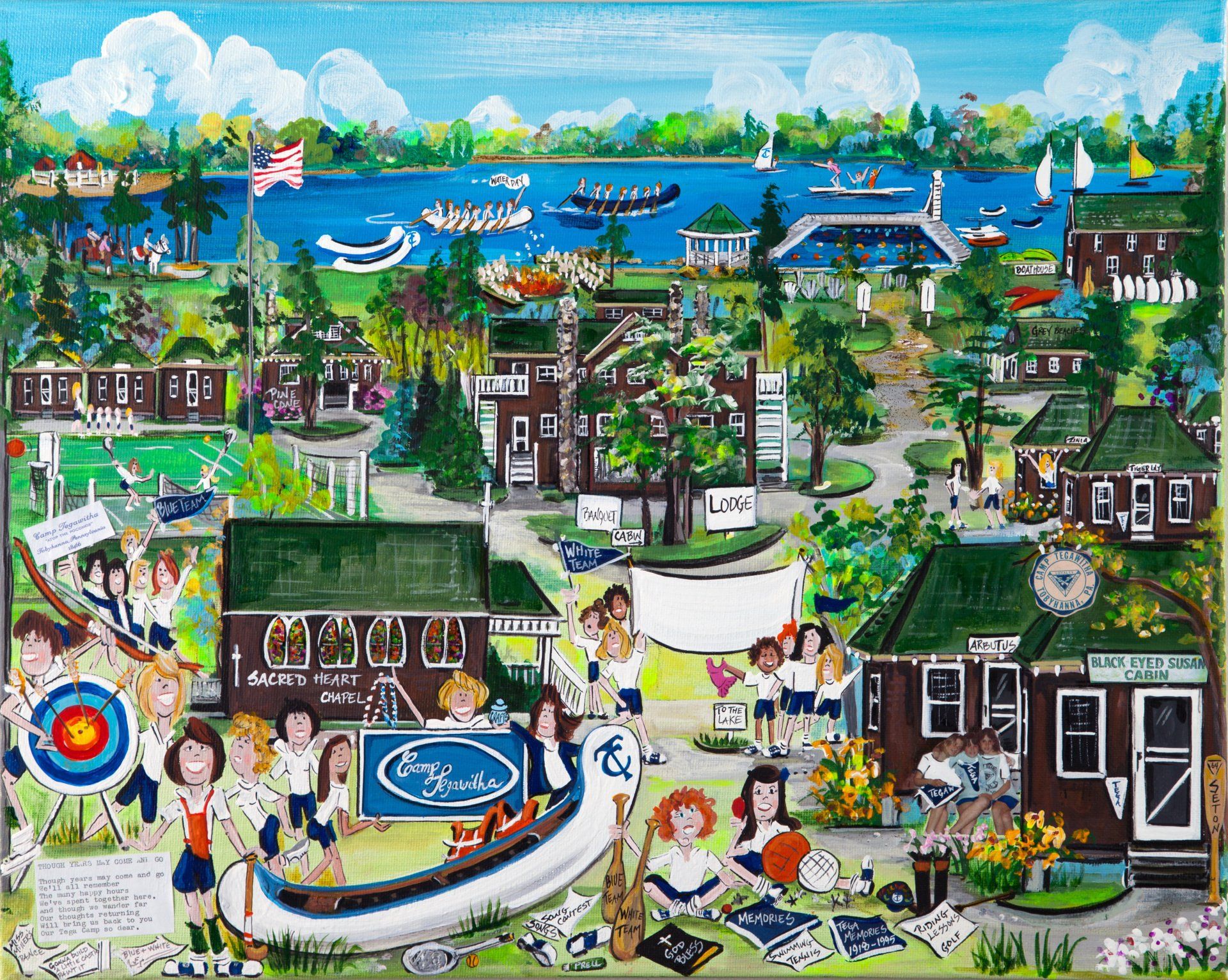 Camp, Resort, College Life in ART