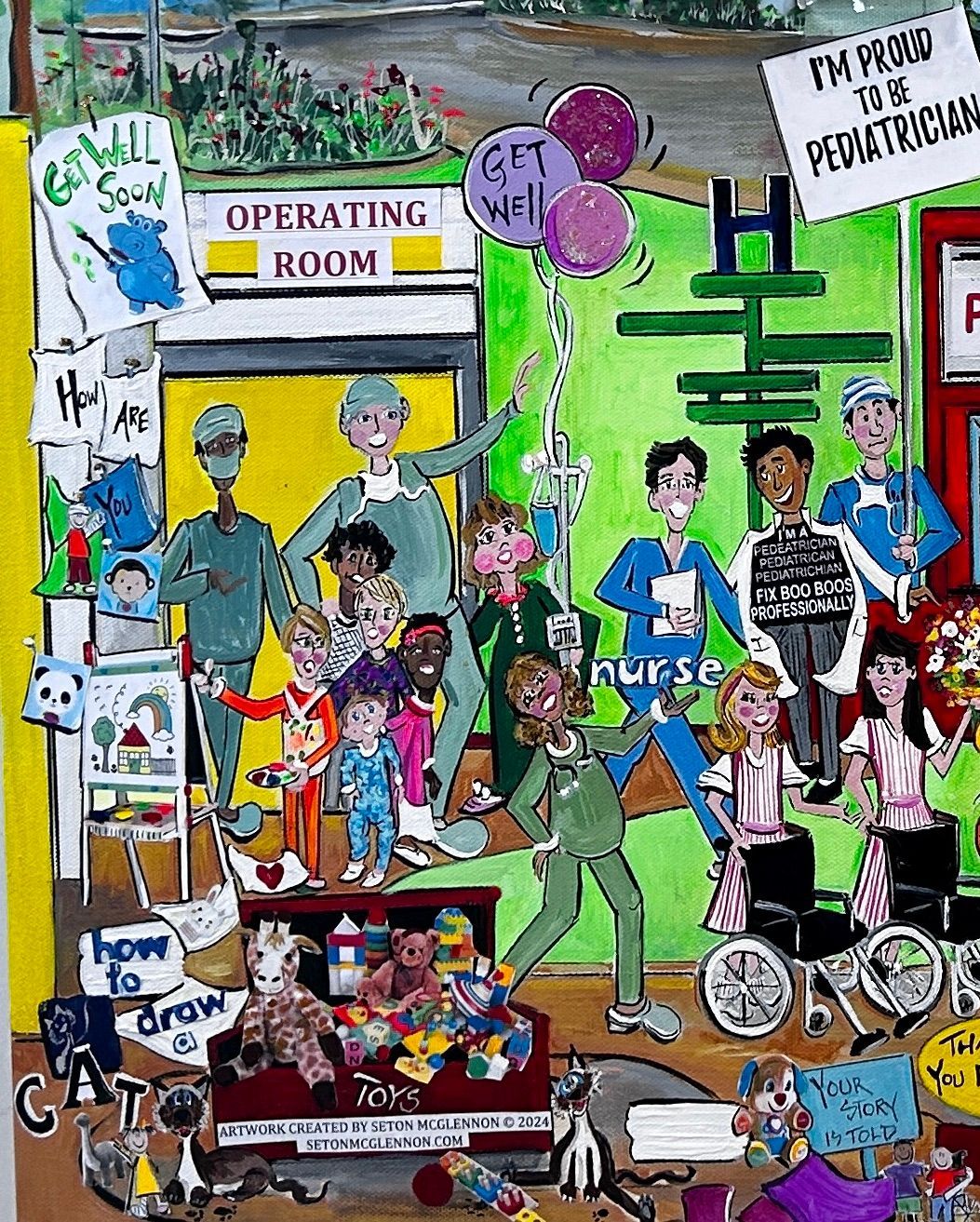 Waiting room, hall, Children's Ward