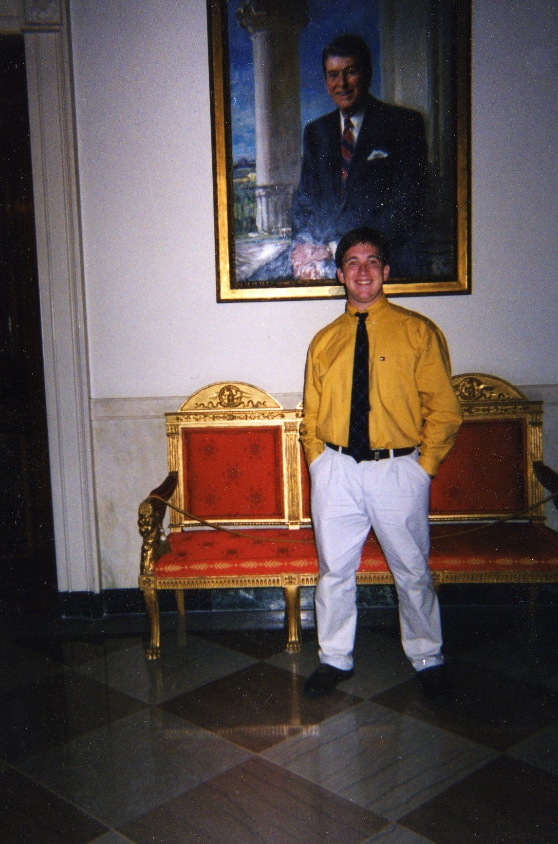 White House Ornament, Blue Room Tree, Presidential gift