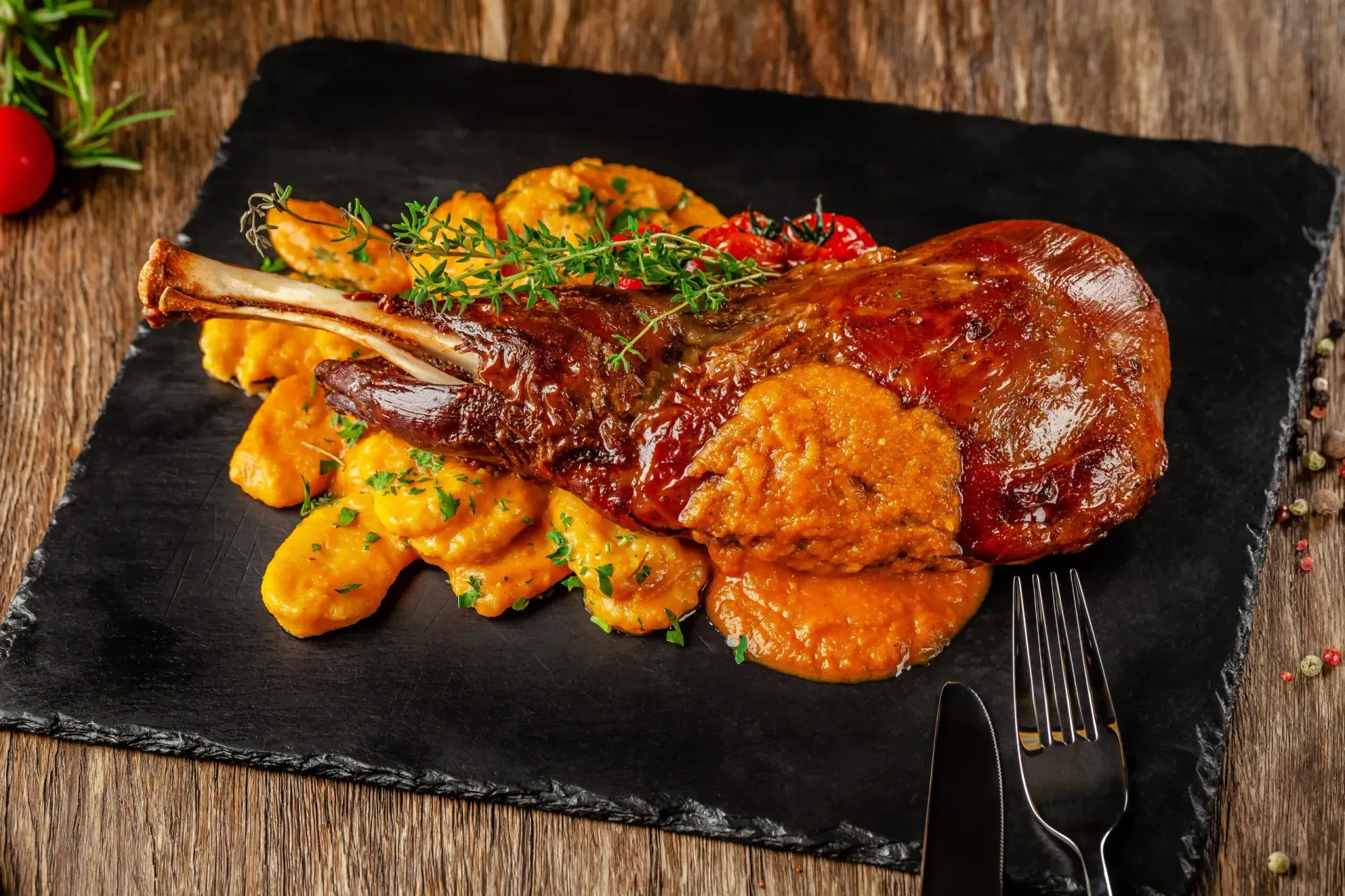 Paletilla de cordero al horno jugosa