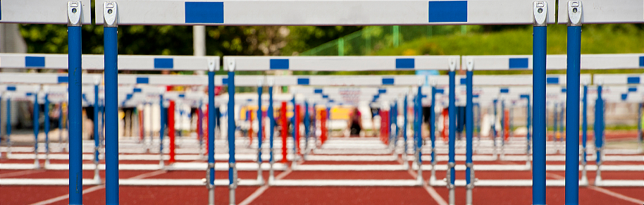 Hürdenanlage im freien