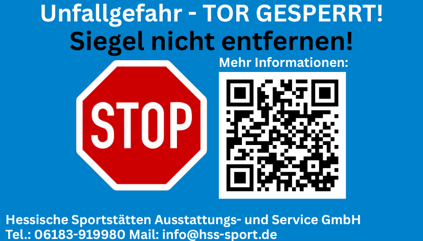 Siegel Trennvorhang gesperrt