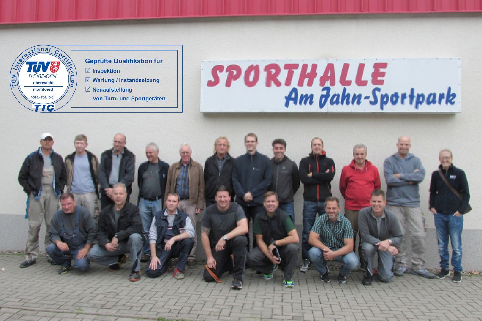 Unser Team beim Jahresaudit 2015