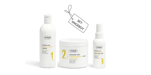 Ziaja BANANEN BLÜTEN Haarpflegeset - DAMAGED HAIR