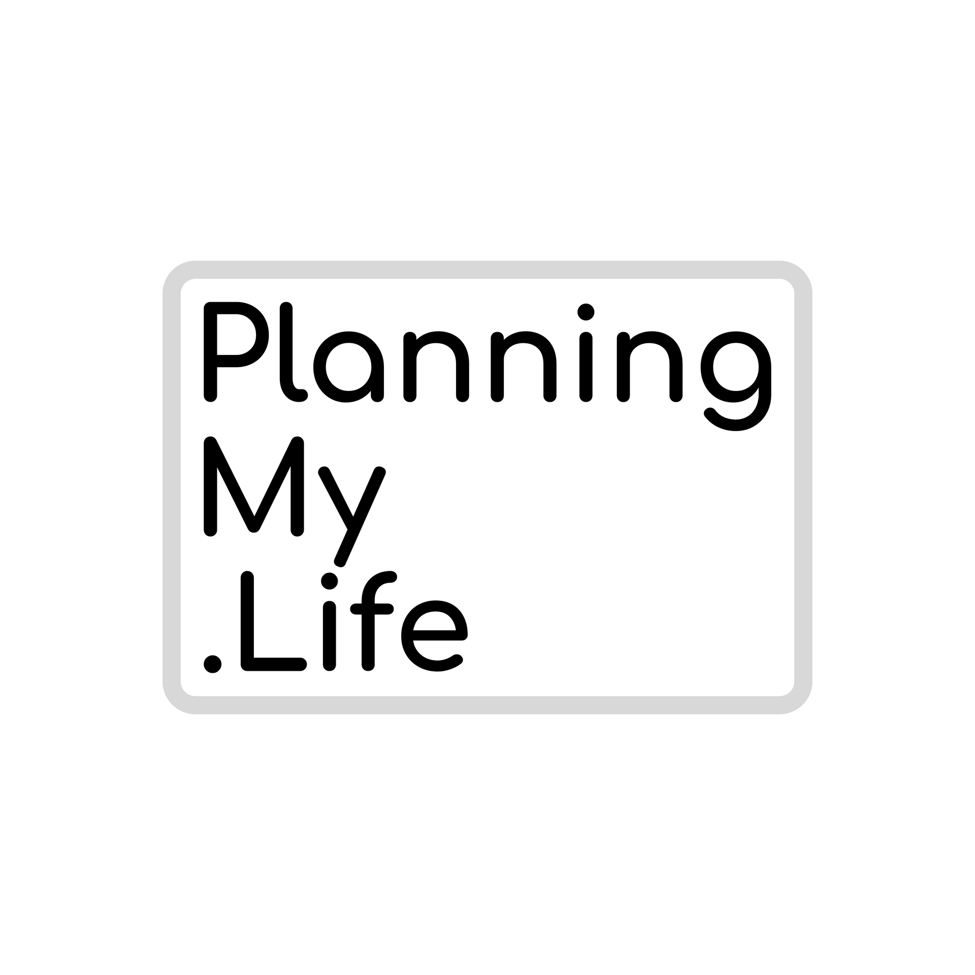 Planning My Life logo.