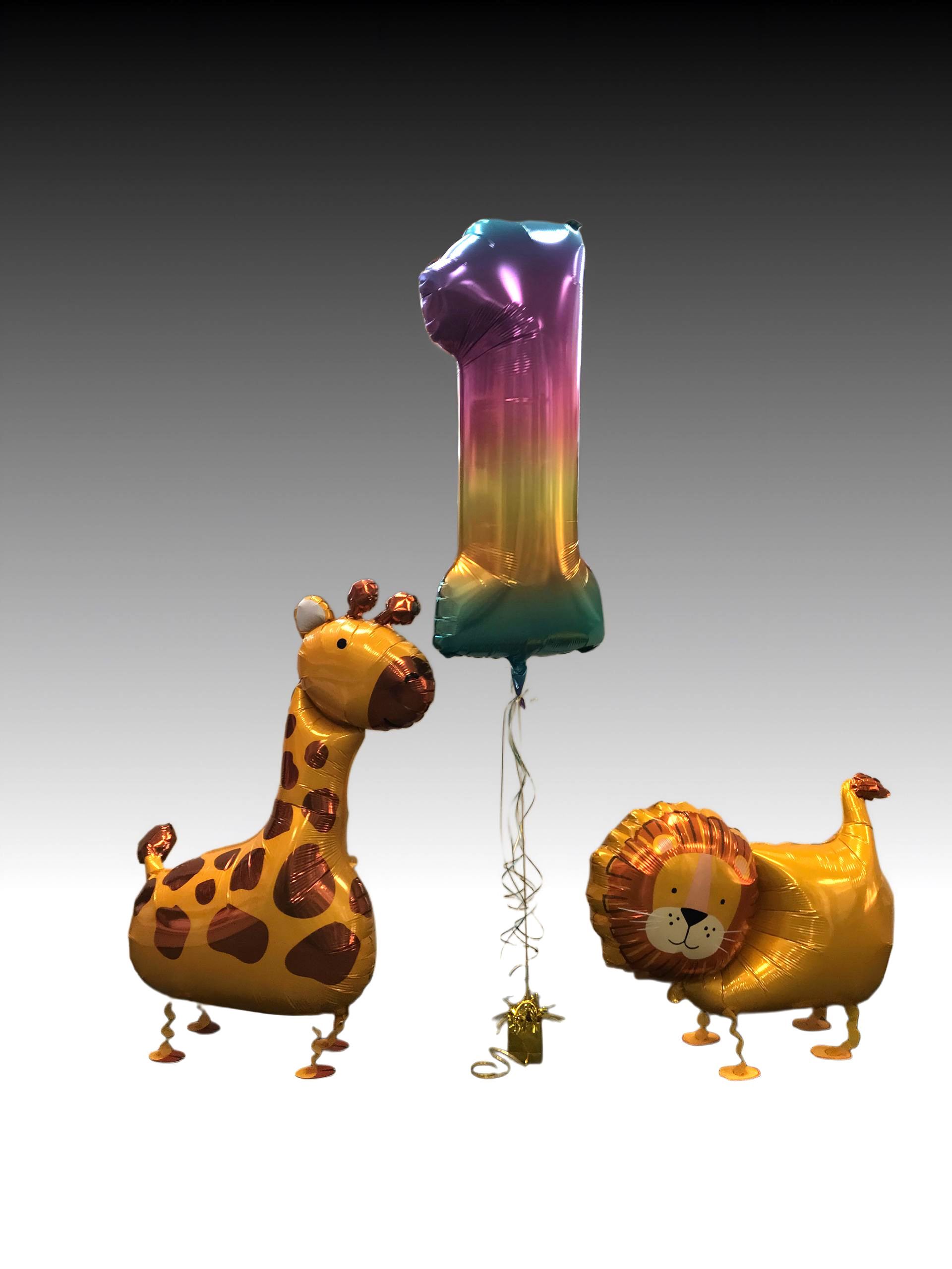 airwalker-heliumballon-giraffe-loewe-schwebend-zahlenballon-1-regenbogenfarbe-86cm