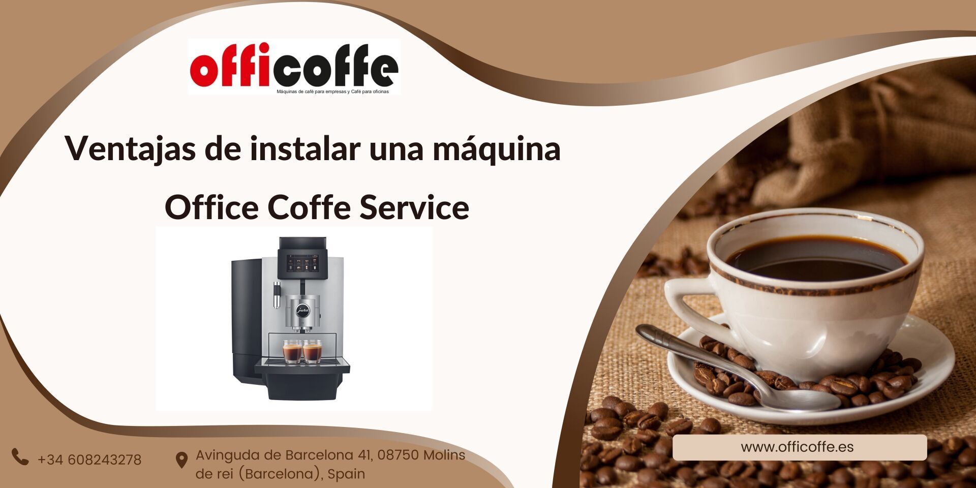 Instalar una máquina  Office Coffe Service