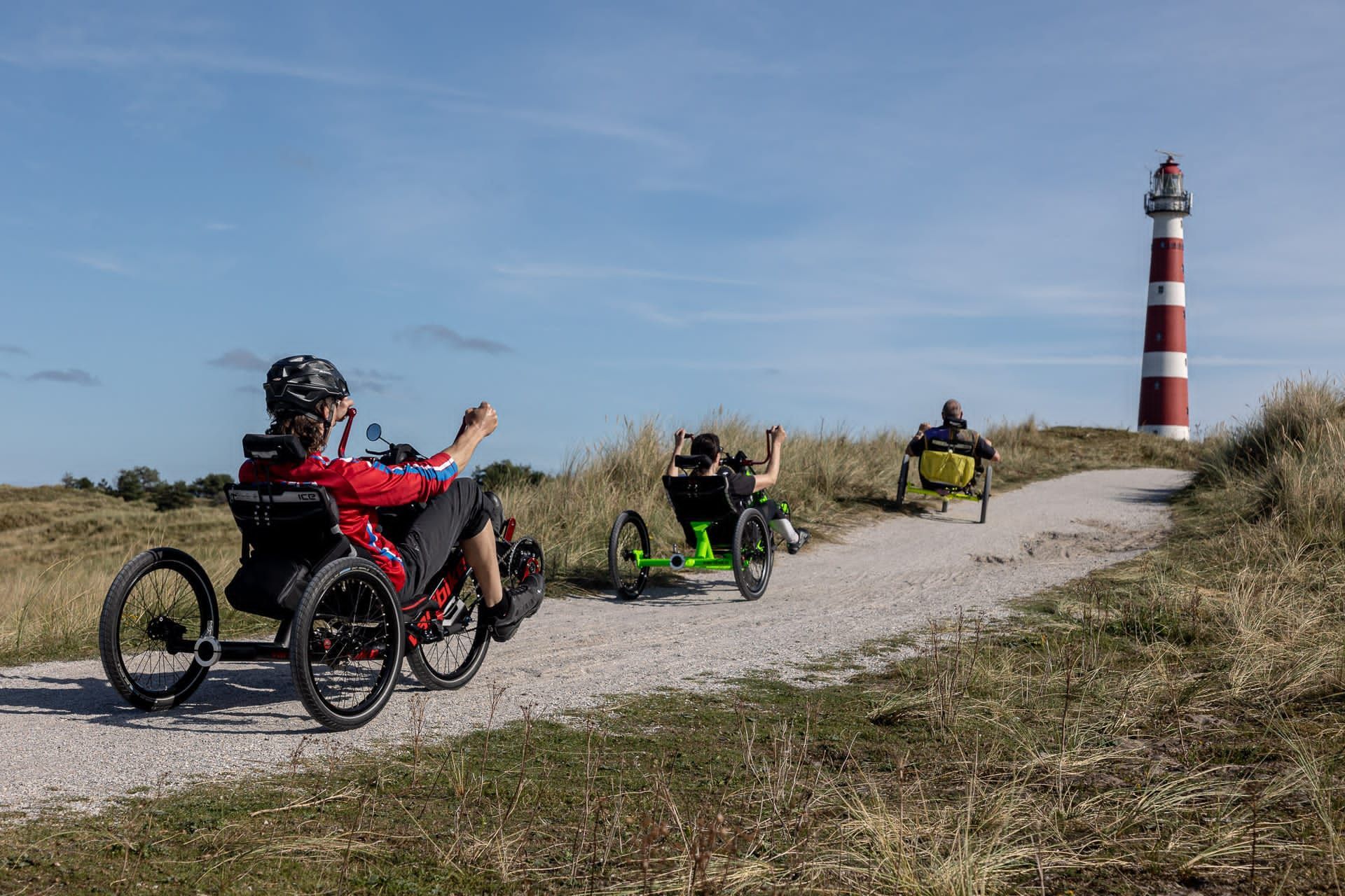 Reha Dreirad bei inkompletter Querschnittslaehmung