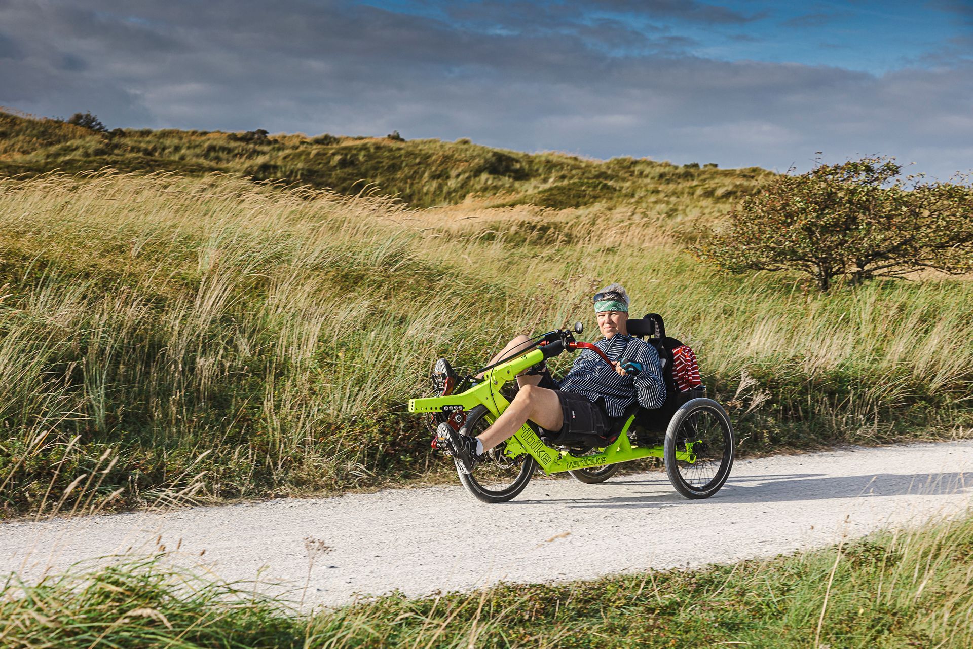 Reha Dreirad bei inkompletter Querschnittslaehmung