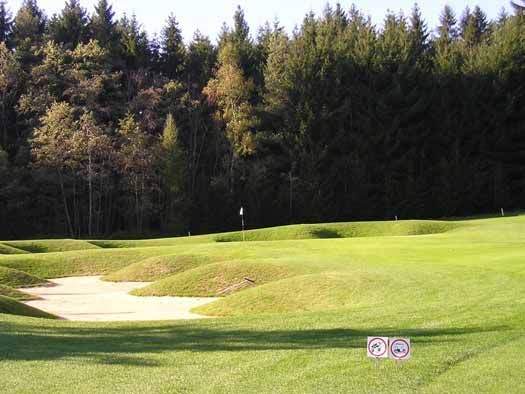 Golfplatzansicht Golfclub Herrnhof