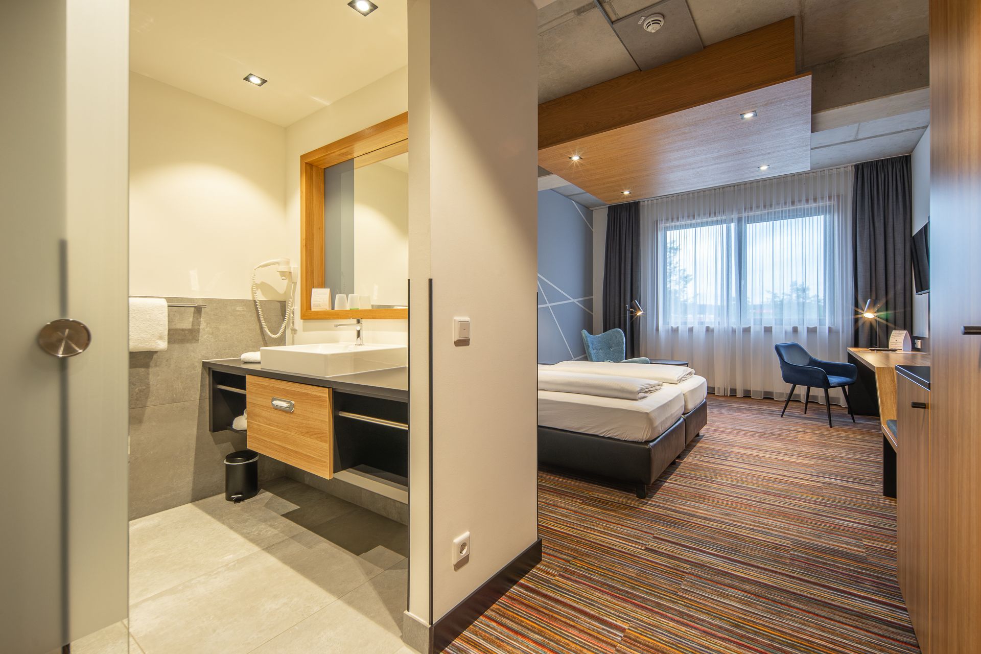 Doppelzimmer Standard im Cityhotel Neumarkt