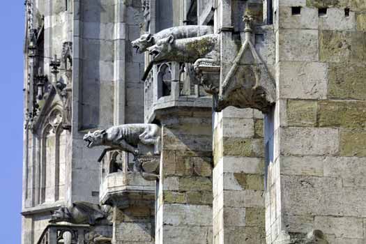 Oberer Teil des Dom St. Peter in Regensburg