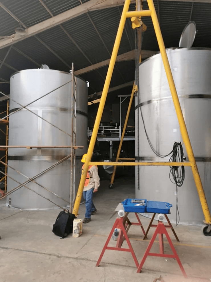 Venta de Tanques y Silos en Acero Inoxidable grado Sanitario
