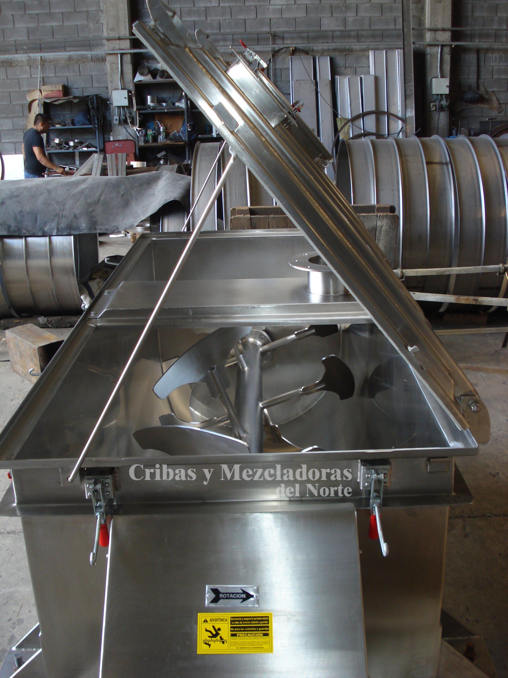 Fabricación y Venta de Mezcladoras en Acero Inoxidable