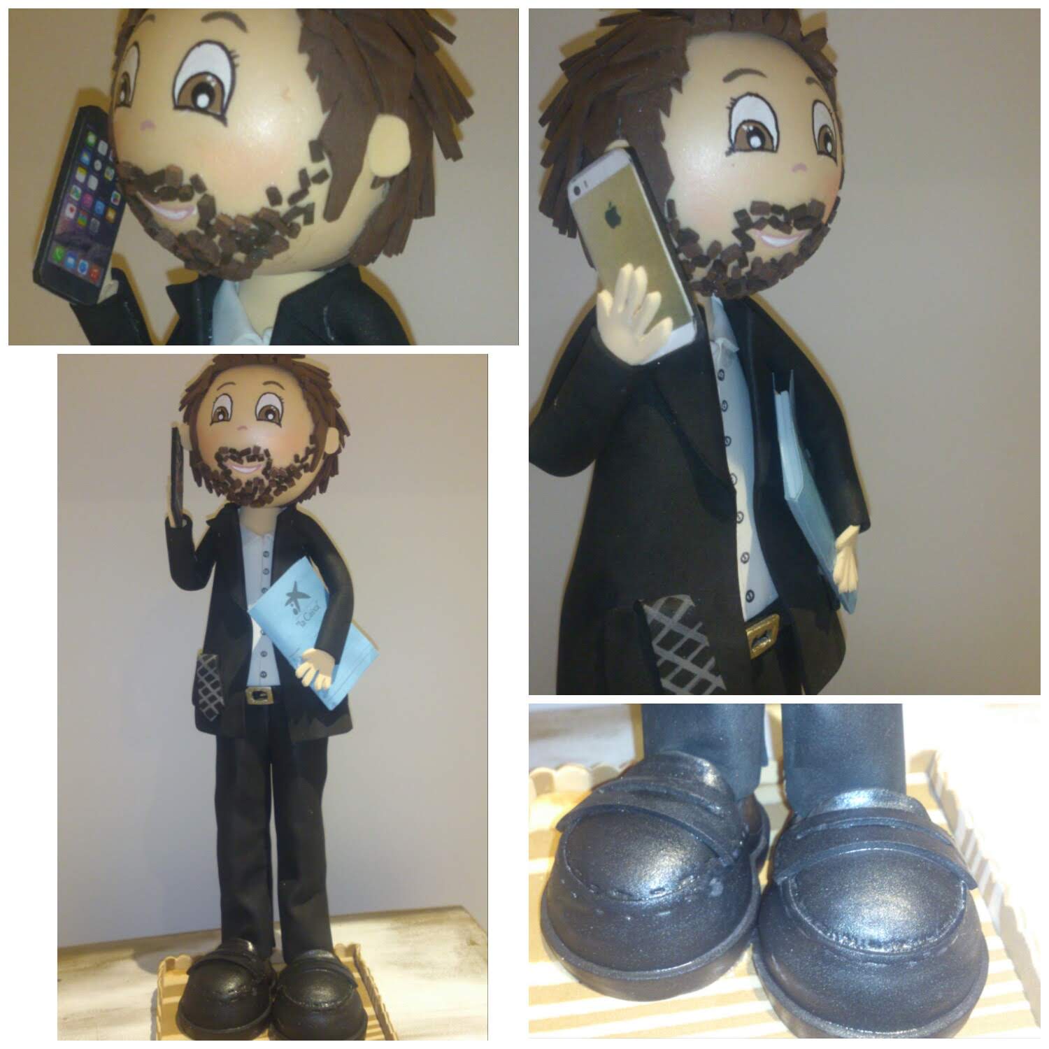 fofuchas personalizadas, fofucha personalizada, fofucha personalizada de director de banco