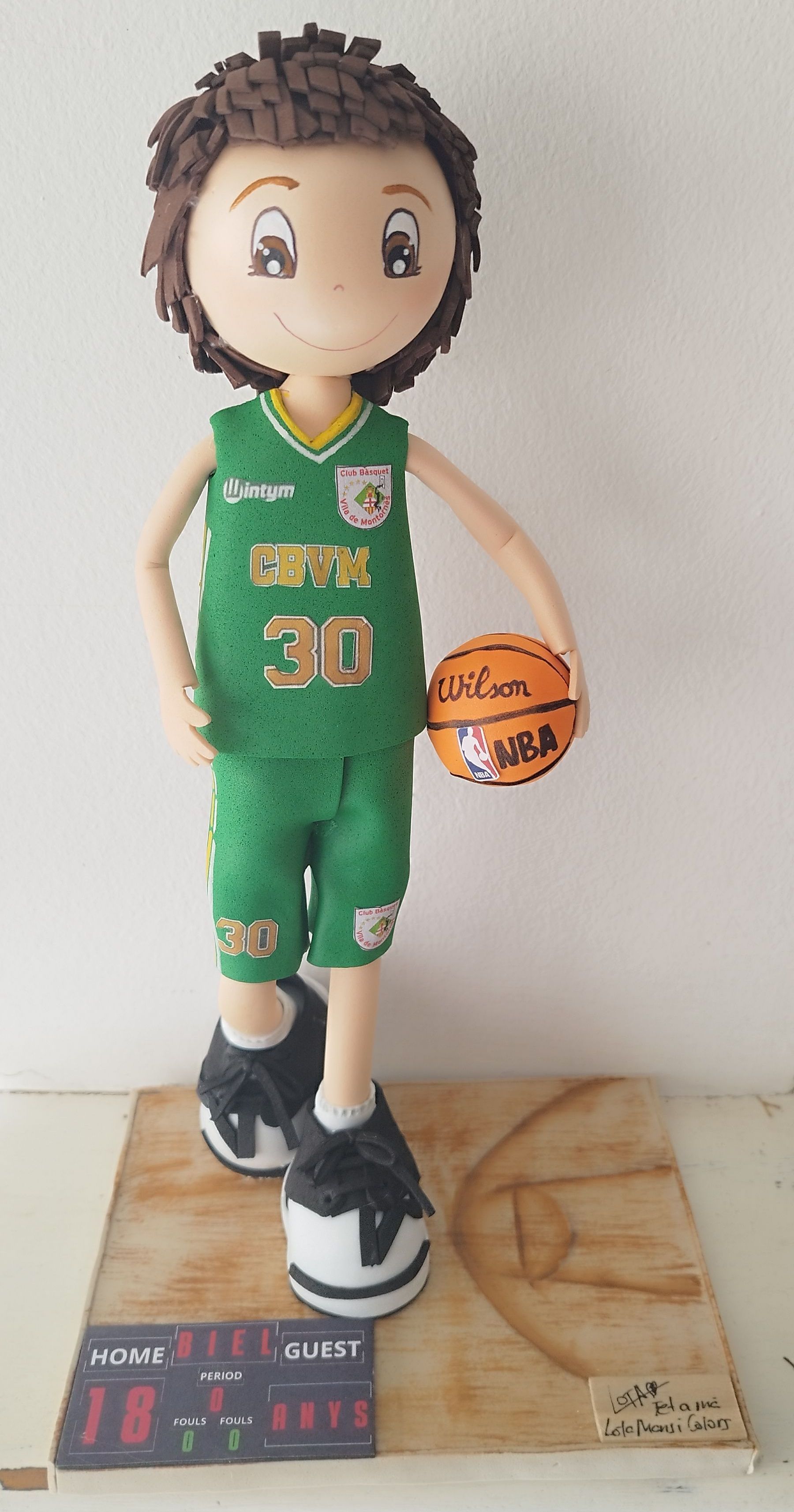 fofucha personalizada, fofuchas personalizadas, fofucha basquet