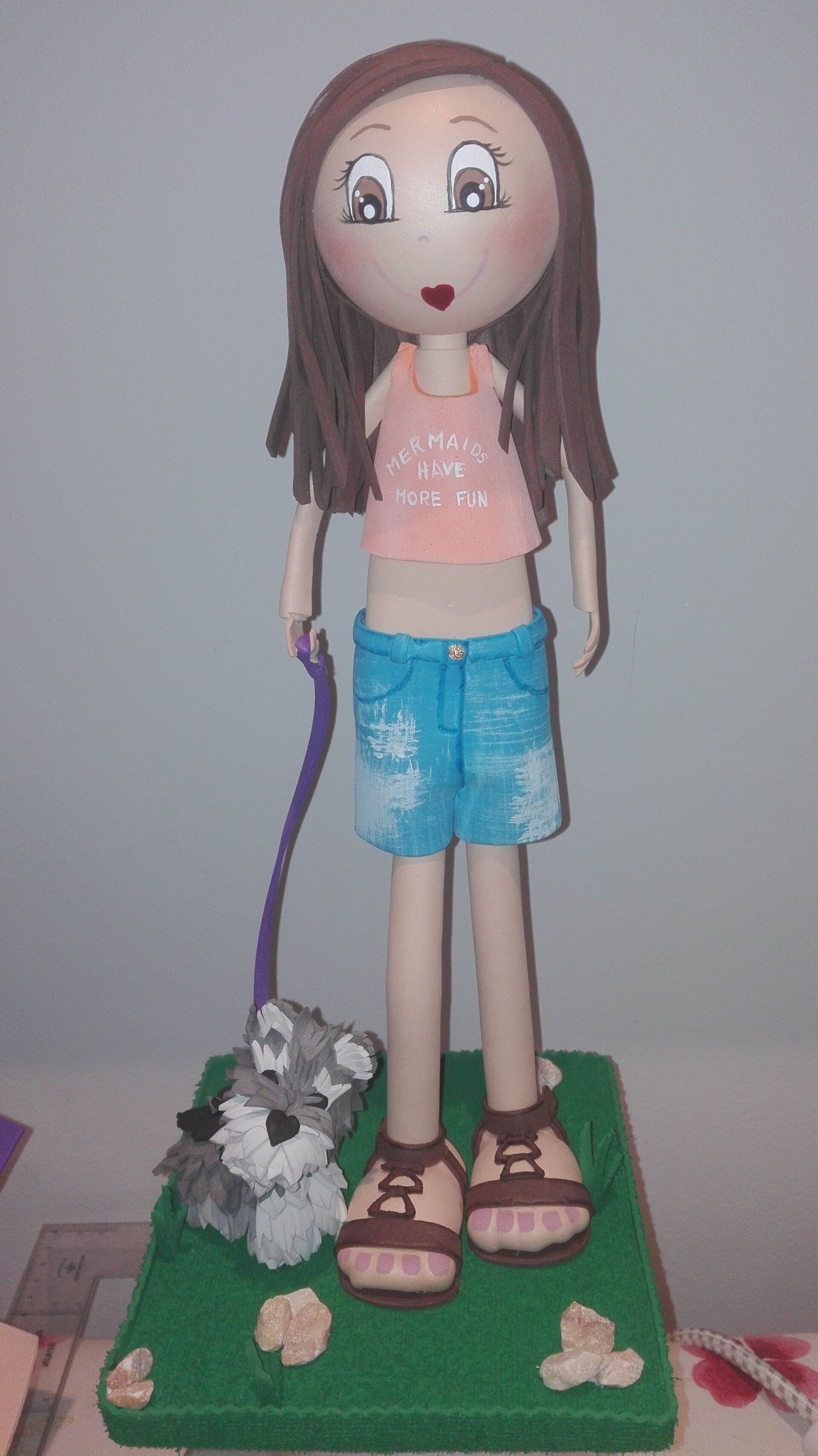 fofuchas personalizadas, fofucha personalizada, fofucha personalizada con un perro