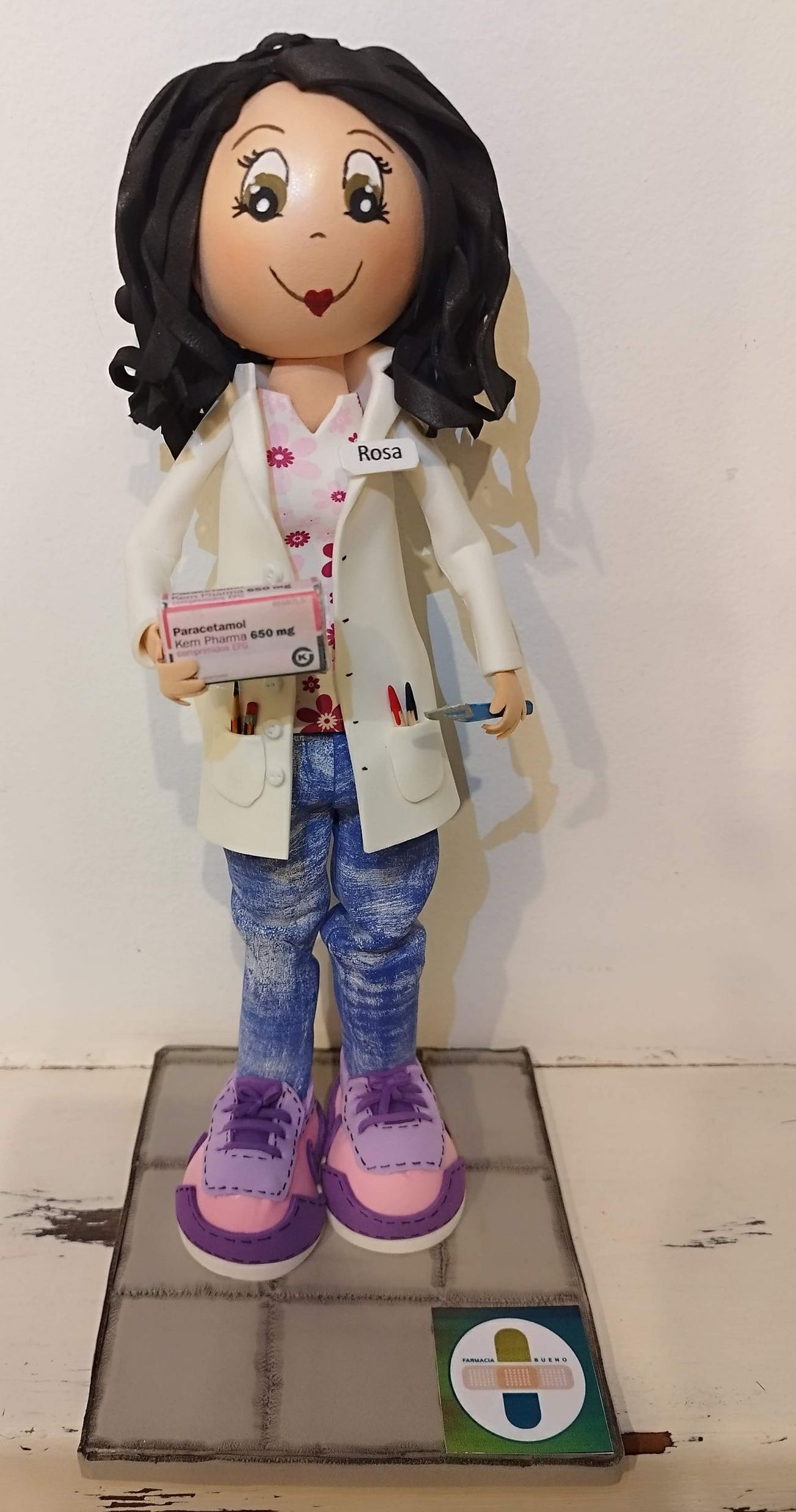 fofucha farmaceutica, fofuchas personalizadas, fofucha personalizada