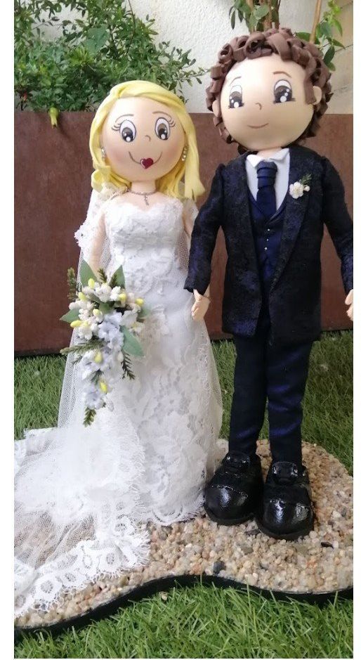 fofuchas personalizadas de boda en la playa, fofuchas personalizadas, fofucha personalizada