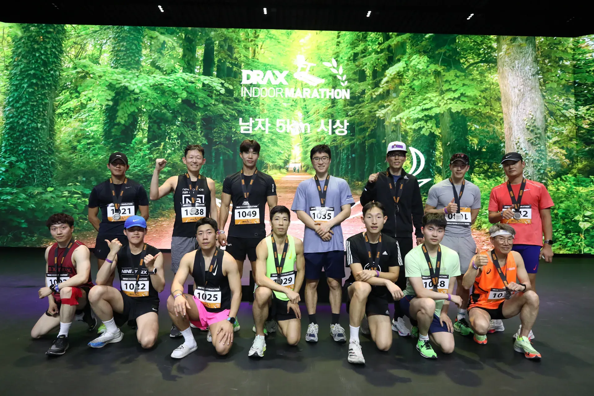 Drax Indoor Marathon Mens winners