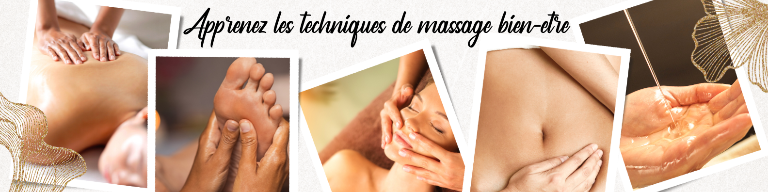 Techniques massage bien-être bandeau présentation