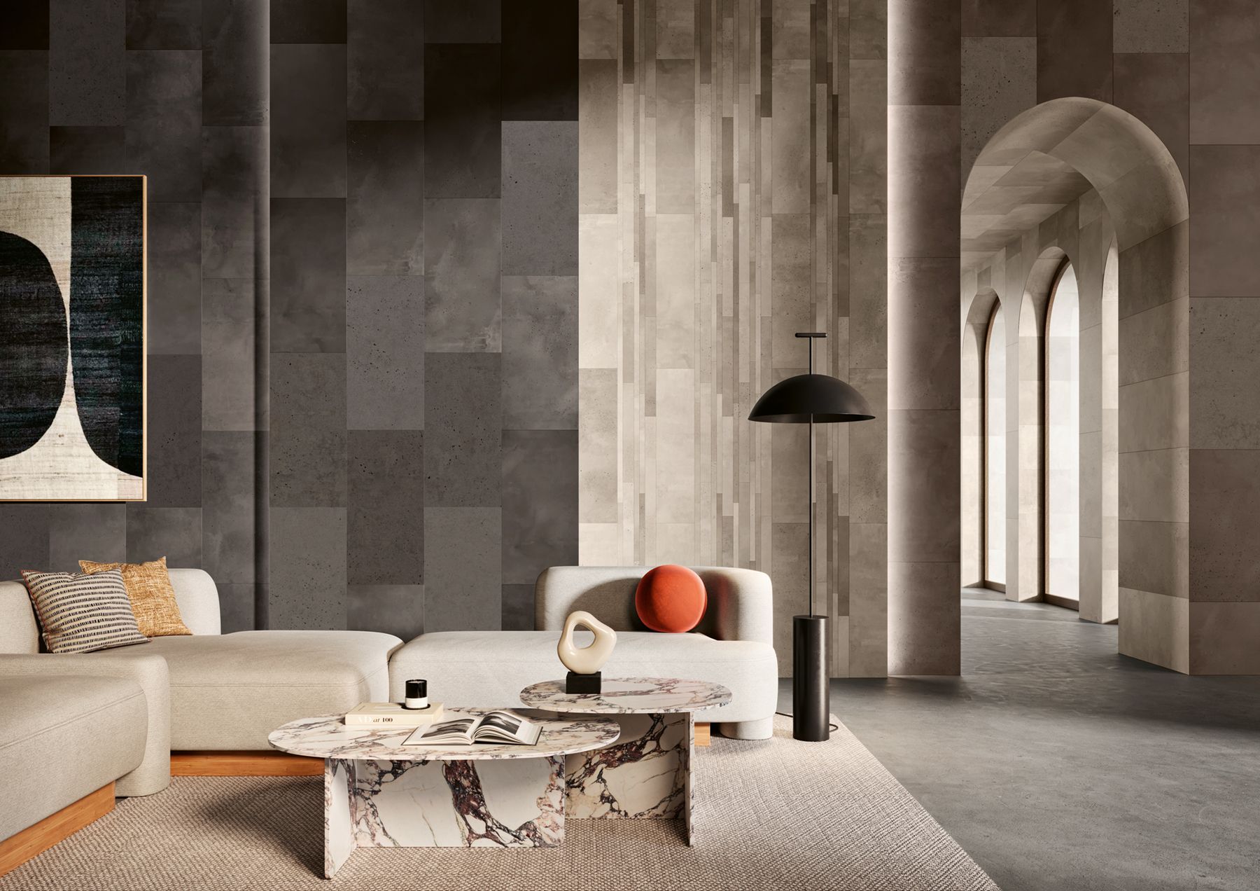 Archi.concrete flex used on a featured back wall