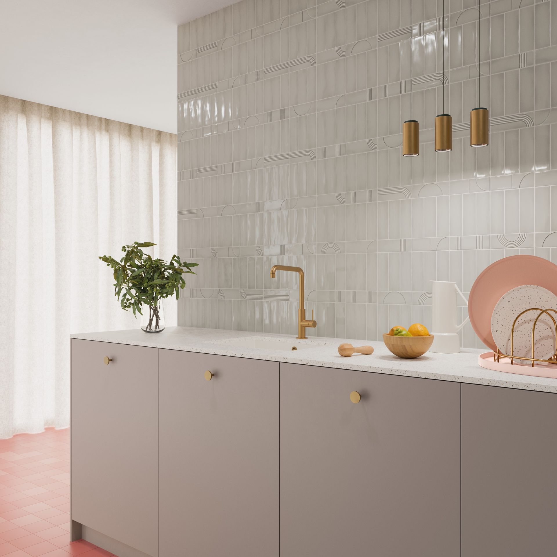 Phoenix blanco used in a modern kitchen