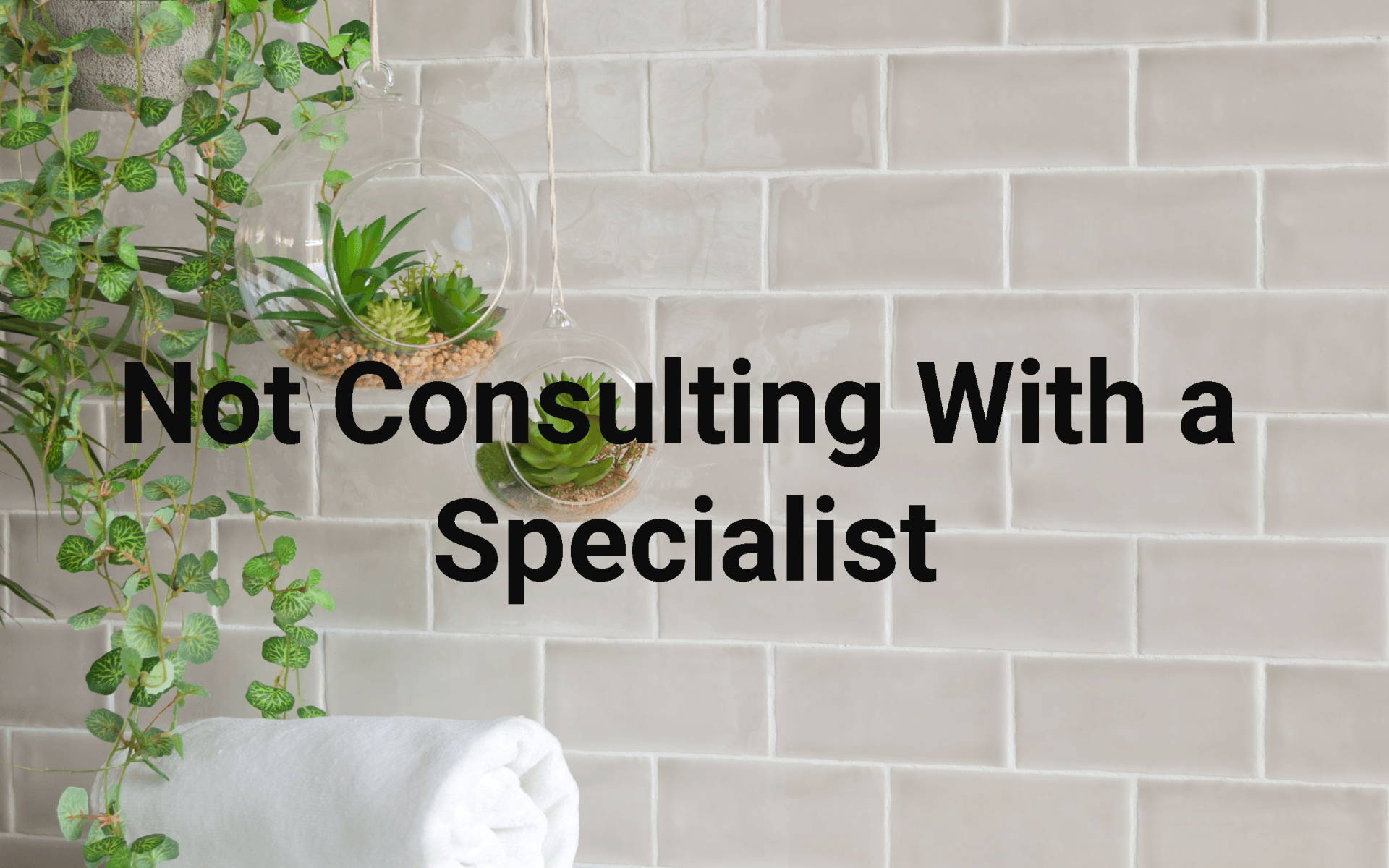 Metro wall tiles with writing infront