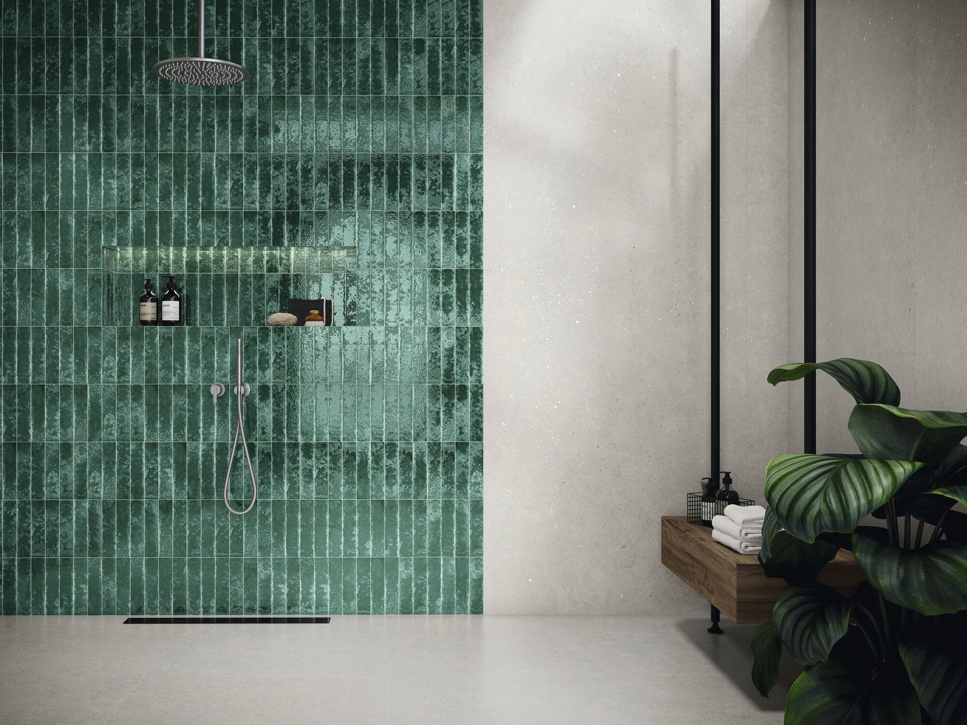 Bari Teal used in a commercial space