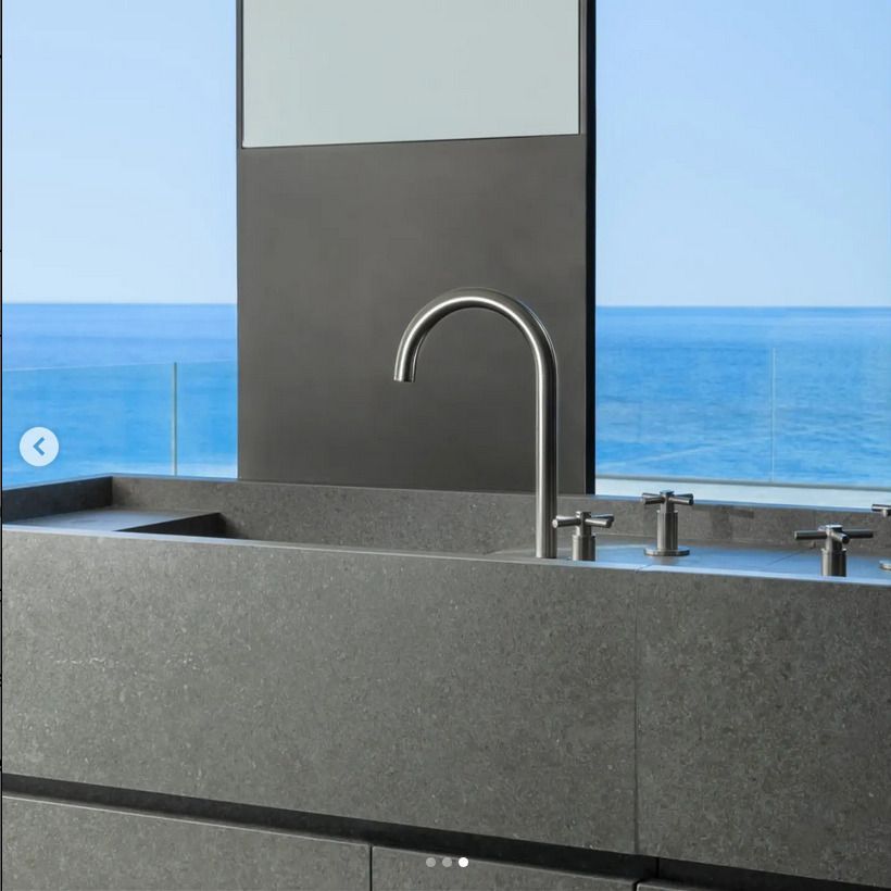 Granite effect bespoke sink