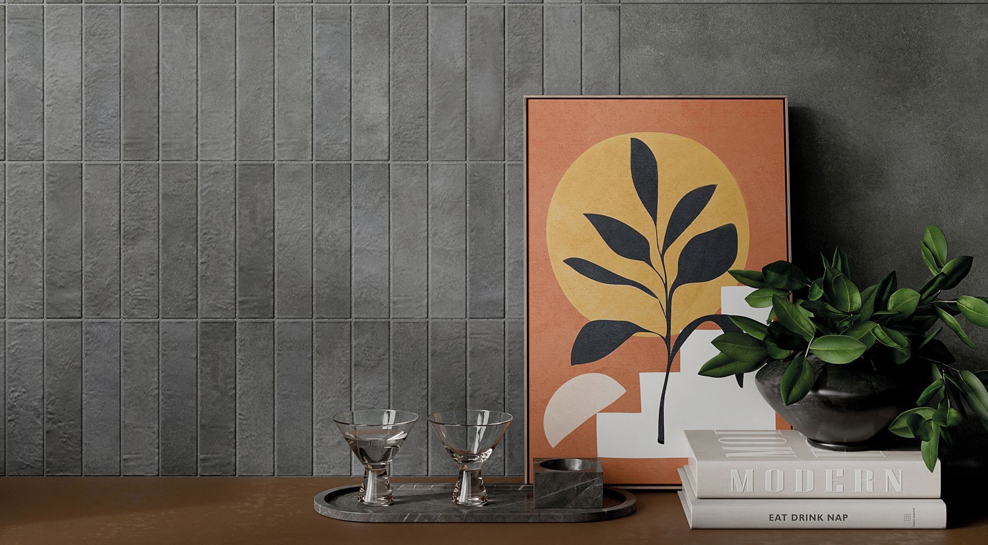 Icon metro wall tiles used in a modern