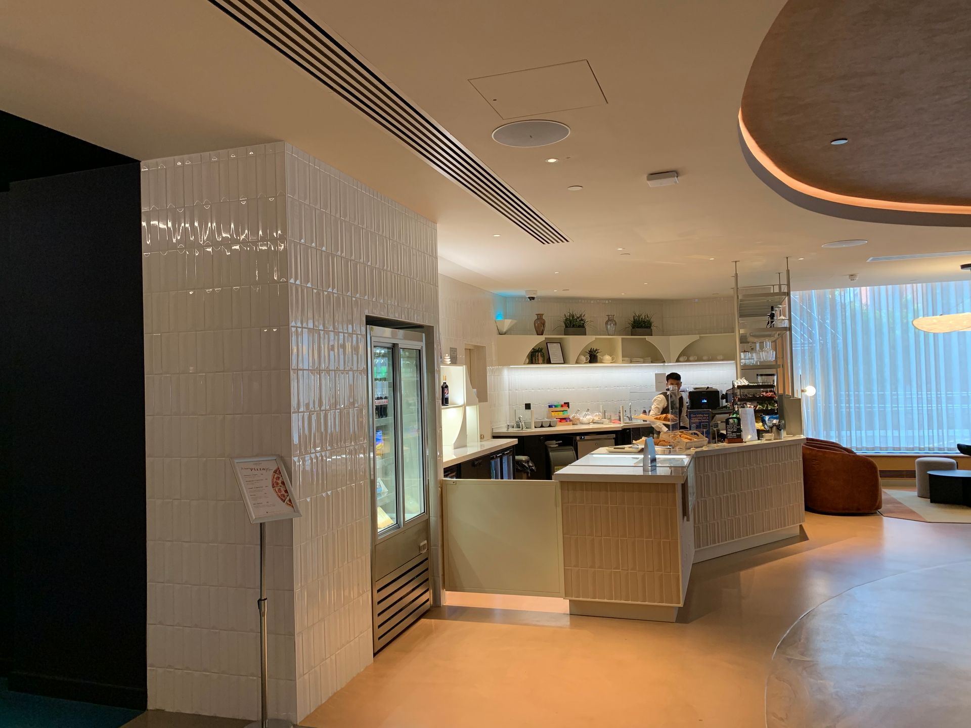 Flaut Blanco gloss used on the walls of this office space