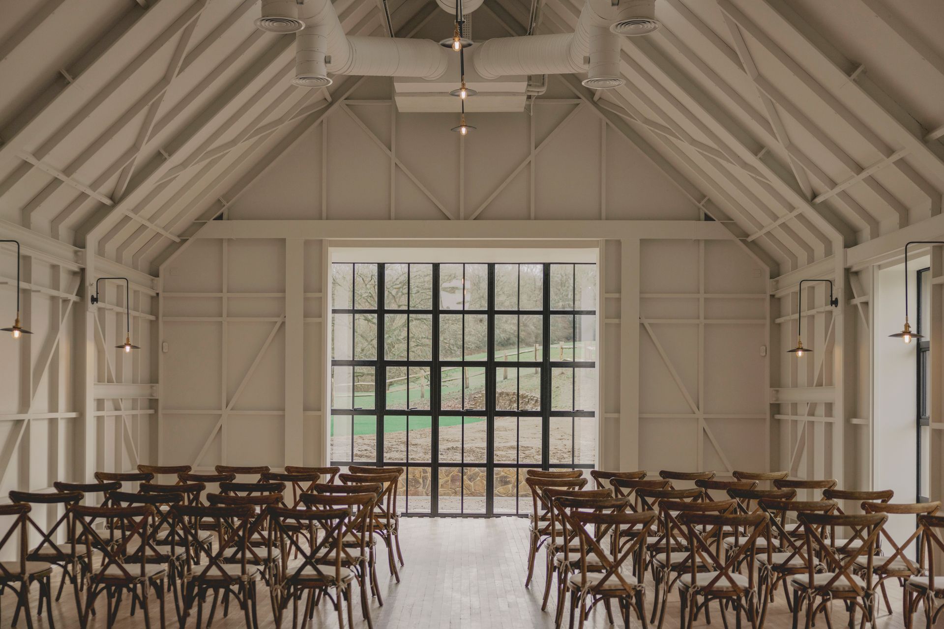 Golf lodge seating area indoors