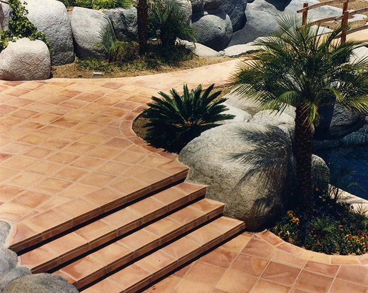 Natural Terracotta used outside