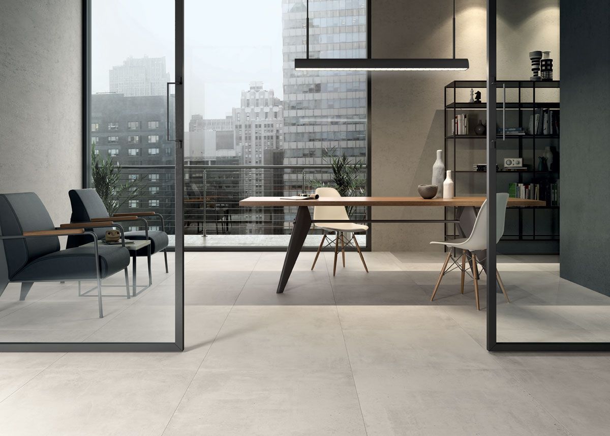 Outdoor kitchen tiled with salerno off white splash back