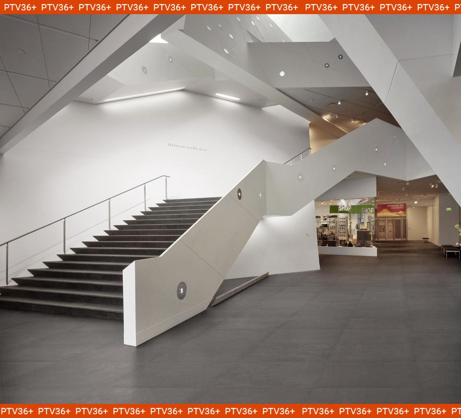 large floor tiles , a company lobby