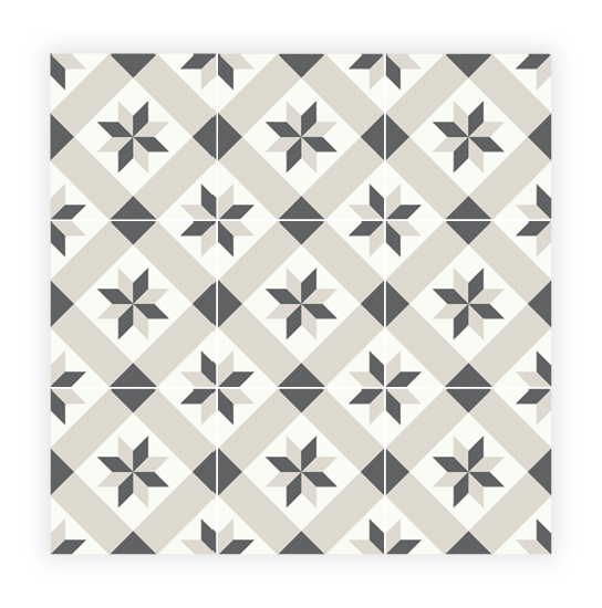 Close up of our pattern tile