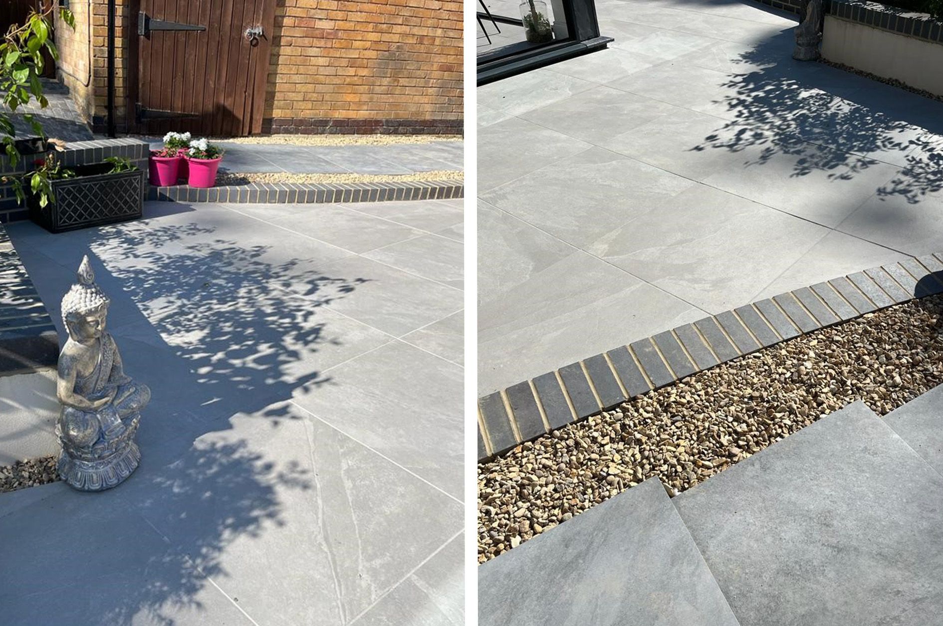 oudoor tiles shown outdoors