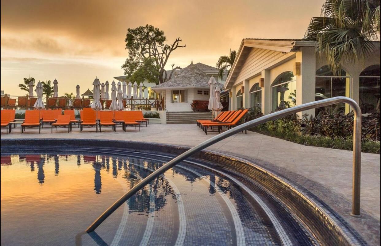 living room wall tiled in a yellow square tile in the desert