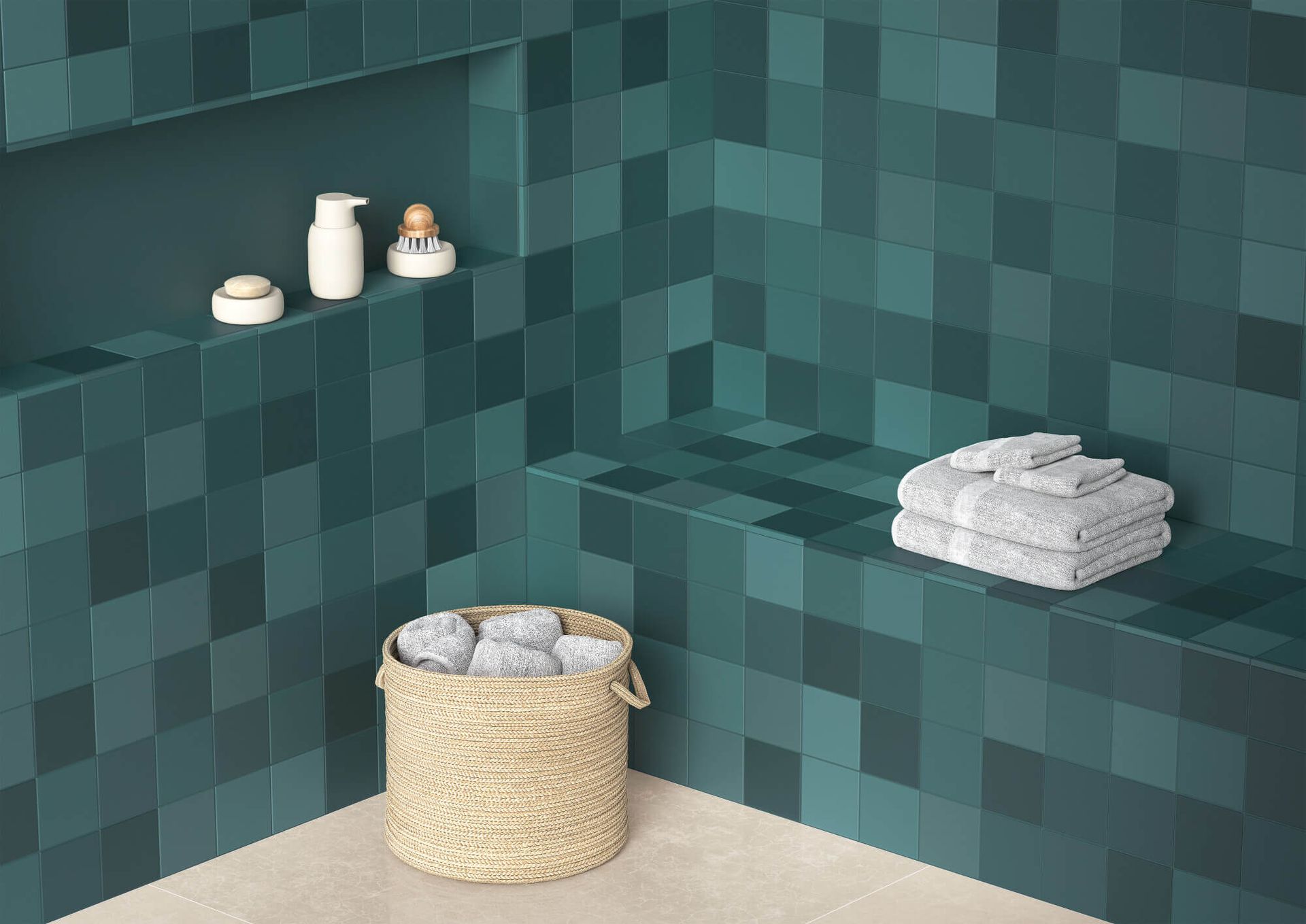 spa / bathroom tile design