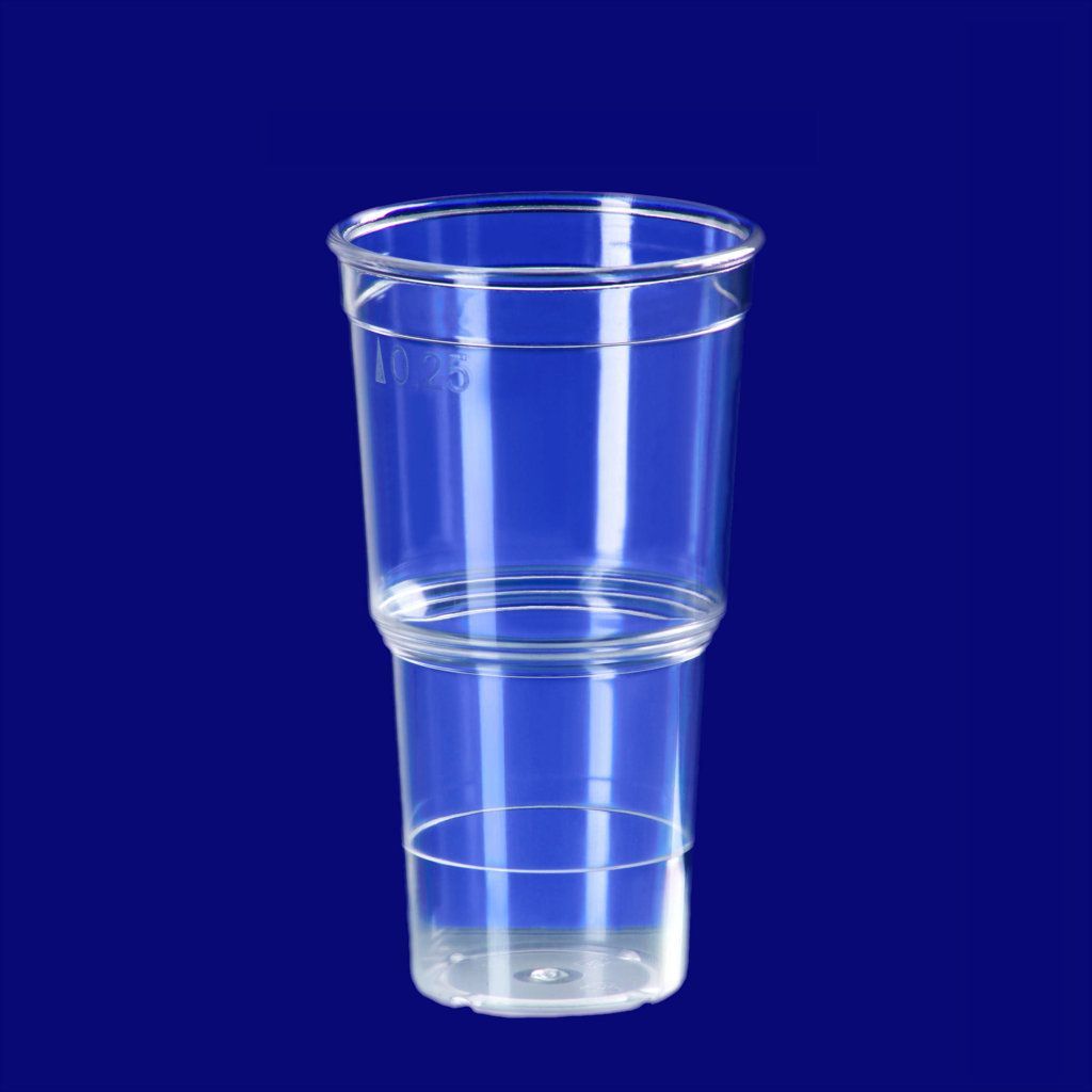Vaso cerveza acrílico 0,25l 9065