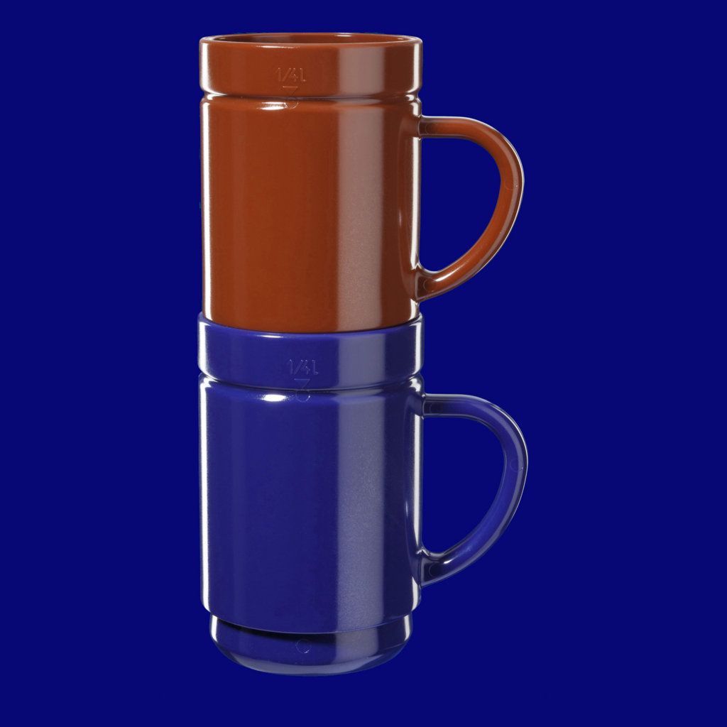Taza acrílica apilable 9014-3, 9014-2