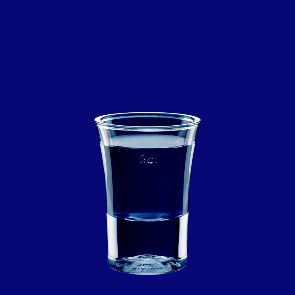 Vaso de chupito 2cl cristalino 9092