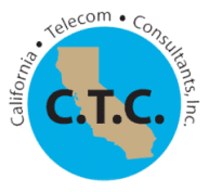 California Telecom Consultants, Inc. C.T.C.	- Logo