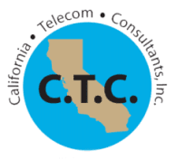 California Telecom Consultants, Inc. C.T.C.	- Logo California Telecom Consultants, Inc. C.T.C.	- Logo