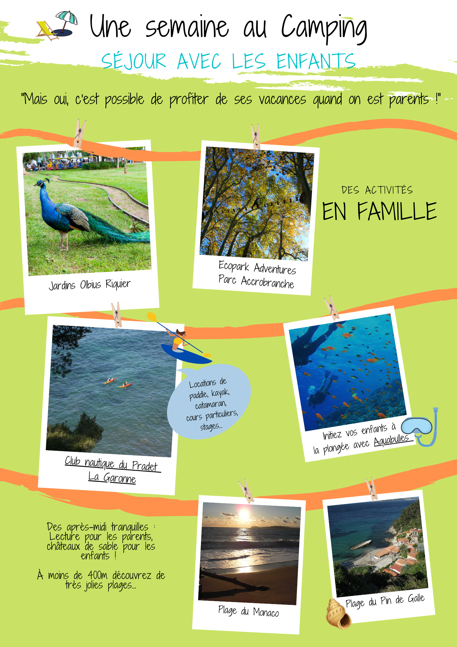 Une semaine au camping au calme Camping au calme