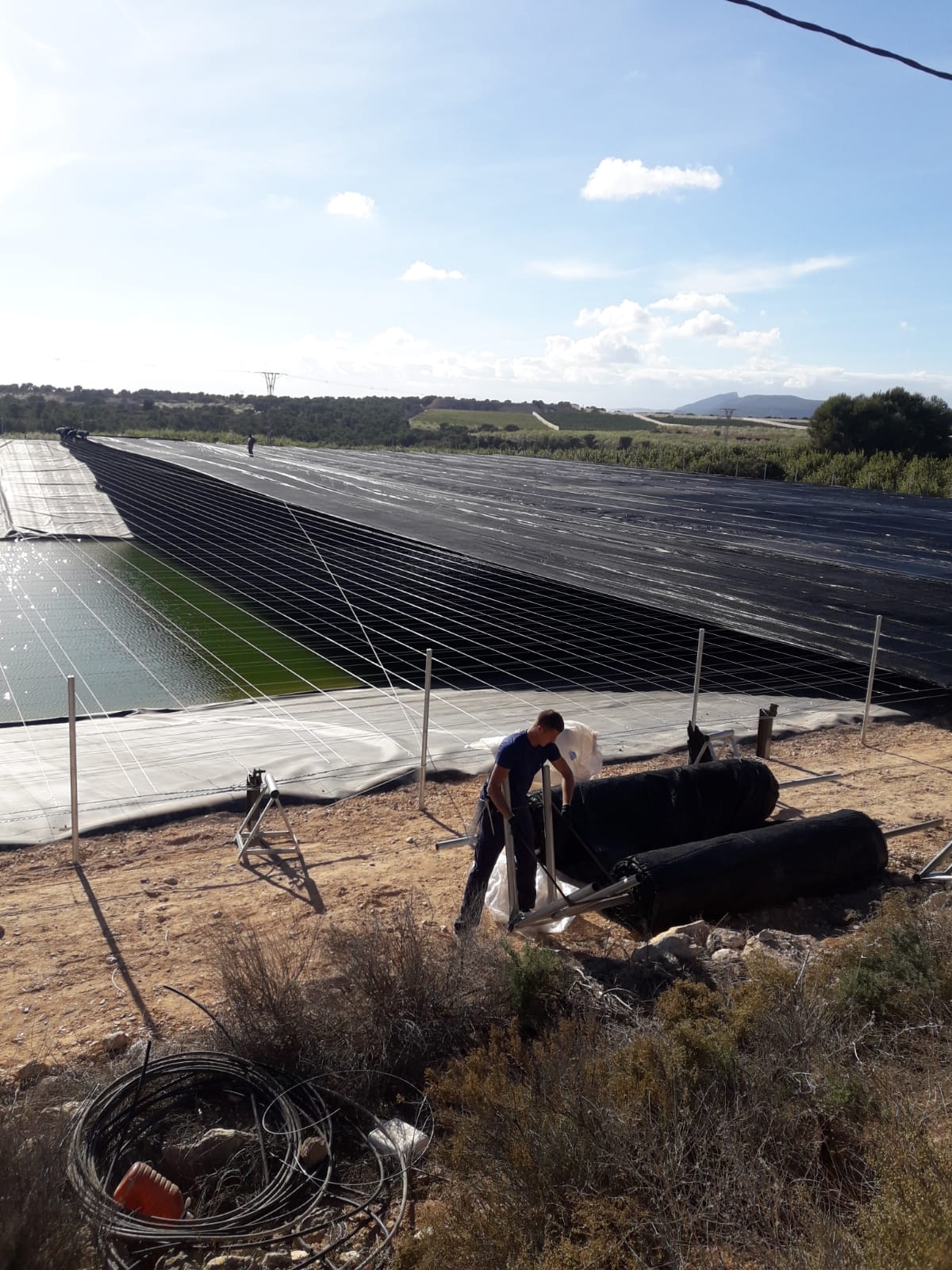 CUBRIMIENTO DE PANTANO CON VIGAS