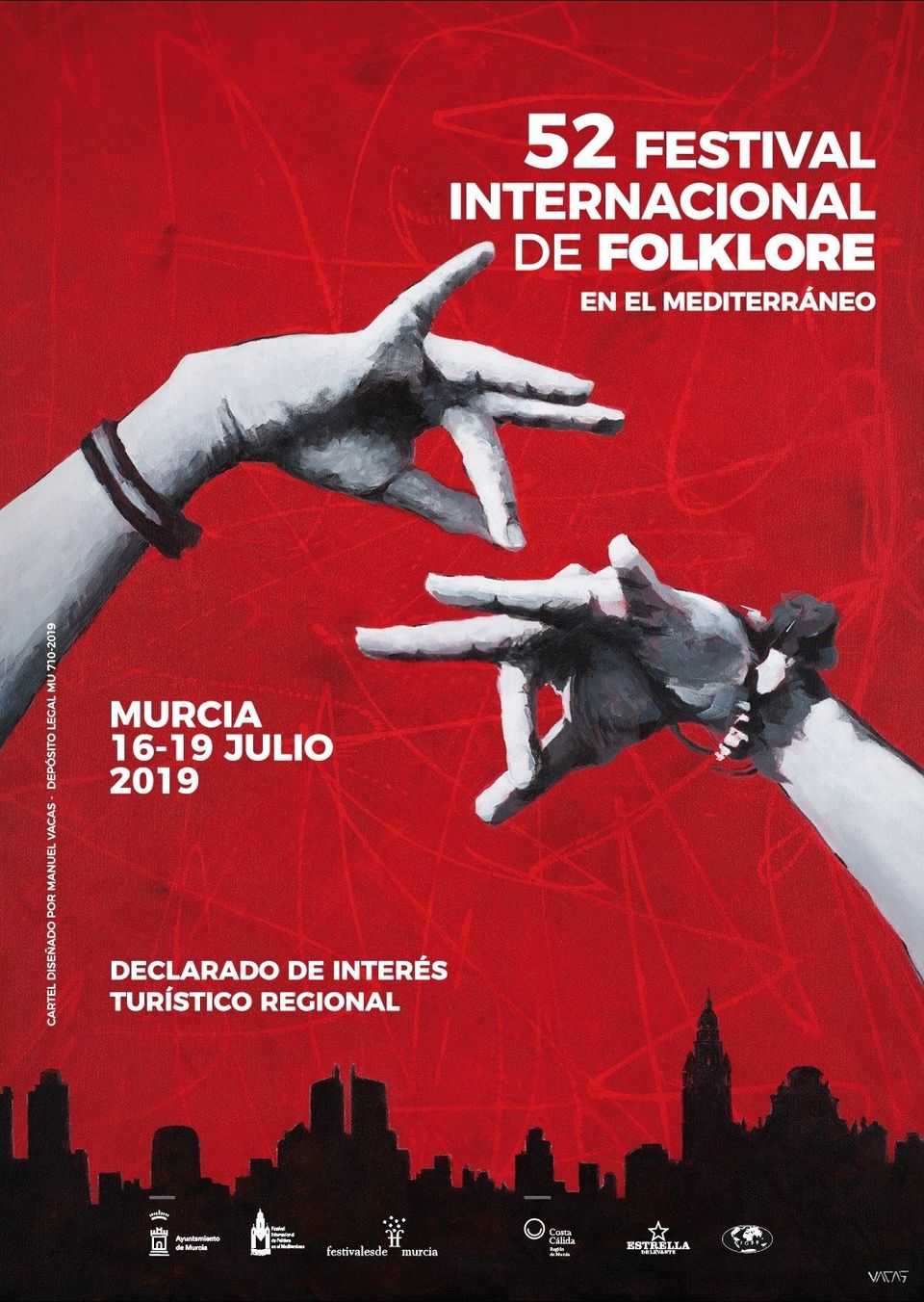 Cartel 52 Festival Internacional del Folklore en el Mediterraneo, Manuel Vacas