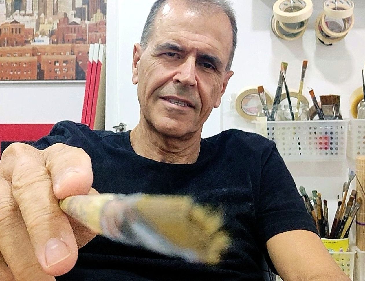 Manuel Vacas pintor retrato oficial Manuel Vacas pintor retrato oficial