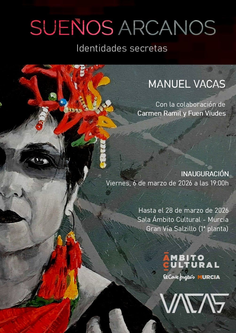 Manuel Vacas, cartel de la exposición Sueños Arcanos
